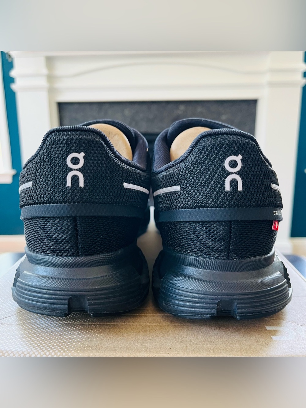 Sz 10 On Cloud 6 Women's Running Shoes All Black 3WF10061043 NEW - Picture 5 of 7